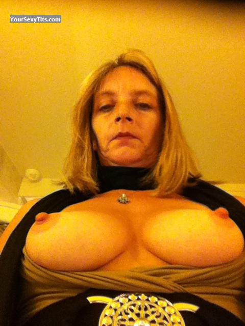 Small Tits Of My Wife Topless Selfie by Tanya